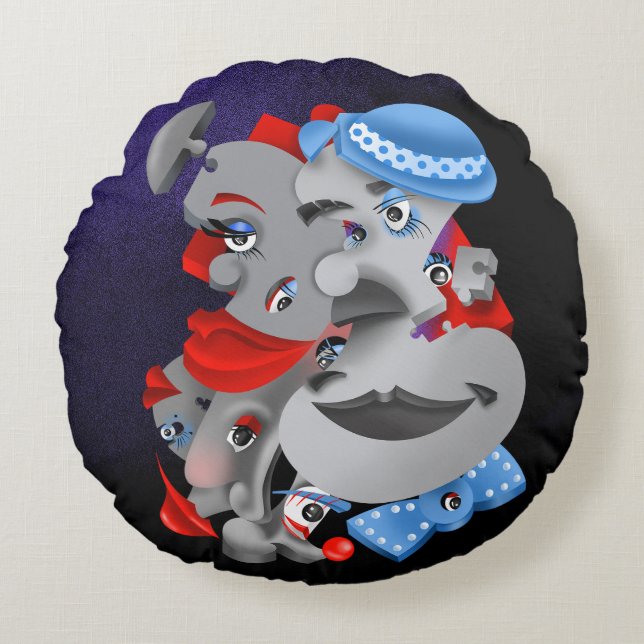 Bold & Artistic Scatter Cushion (Front)