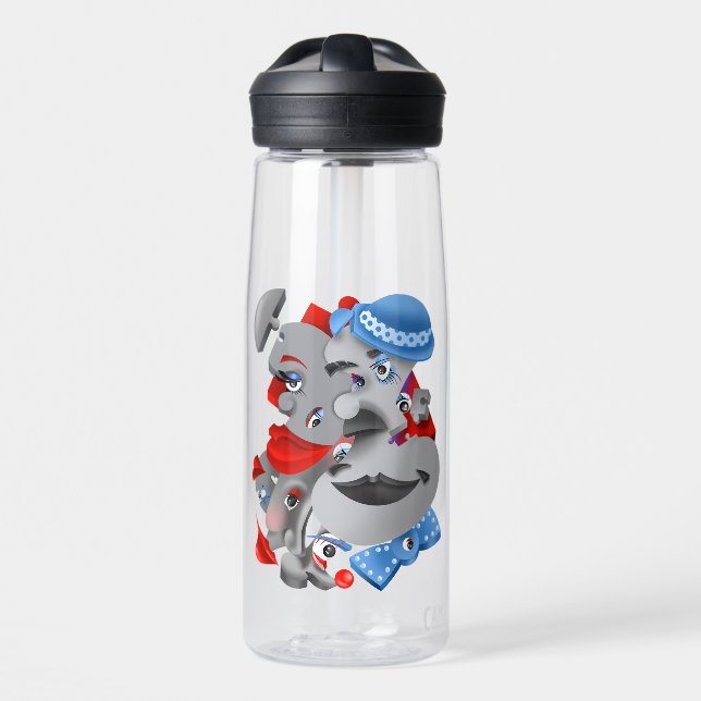 Bold & Artistic Water Bottle (Front)