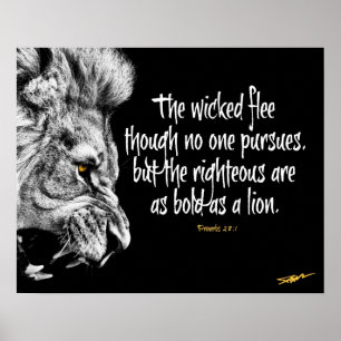 Bold As A Lion Poster