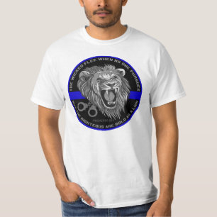 Bold As a Lion Thin Blue Line Shirt