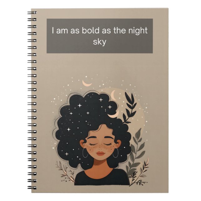 Bold as the Night Sky Notebook (Front)