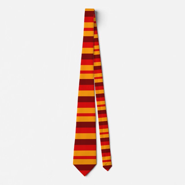 bold autumn stripes tie (Front)