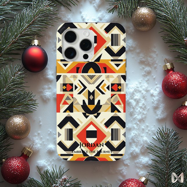 Bold Aztec Geometry – Vibrant Tribal Patterns Case-Mate iPhone Case (Creator Uploaded)