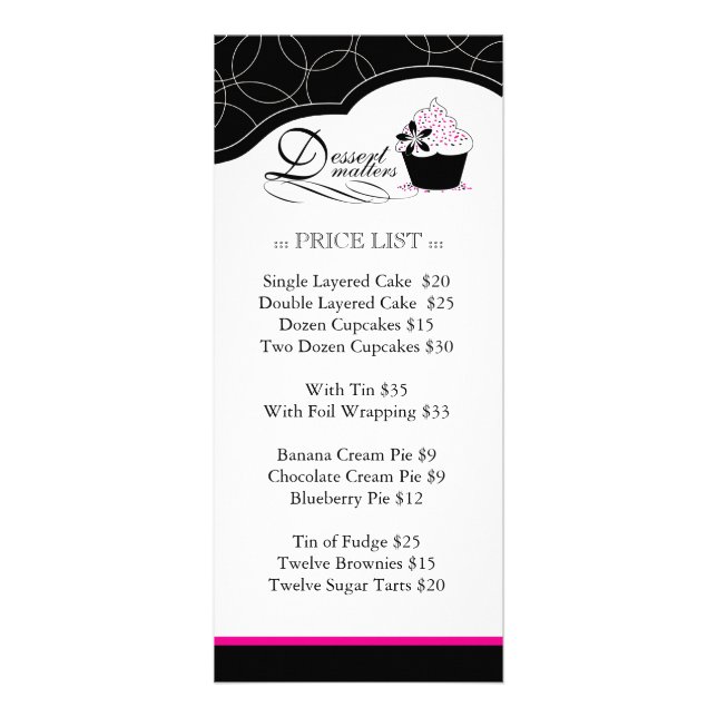 Bold Bakery Rack Card (Front)