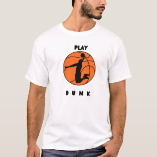Bold Basketball Jump _ Play Dunk T-Shirt