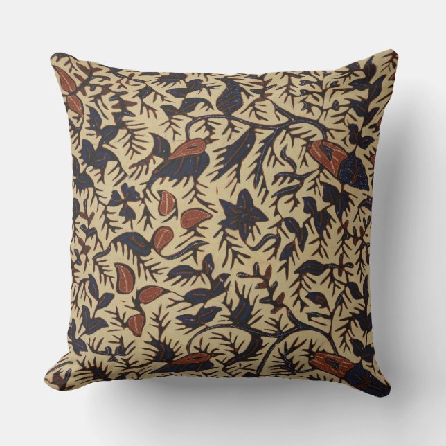 Bold Batik Throw Pillow (Front)