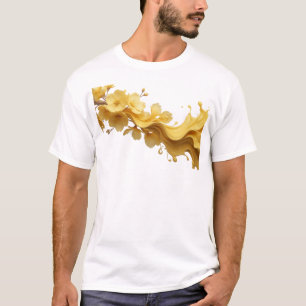Bold & Beautiful ABSTRACT FLOWER Designer Graphic T-Shirt
