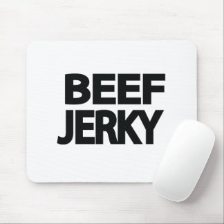 Bold Beef Jerky Typography Mouse Pad