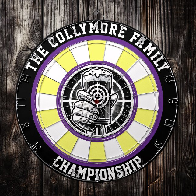 Bold Beer Glass Target Art Dartboard (Creator Uploaded)