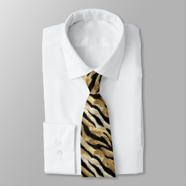 Bold Best Gifts For Men Animal Print Tie (Tied)