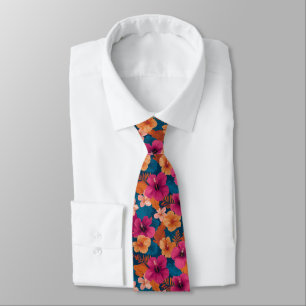 Bold Birthday Gifts For Men Tropical Floral Tie