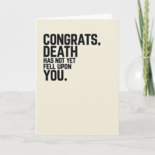 Bold Birthday Wishes Card