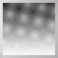 Bold Black and White Moiré Pattern Gradient Art