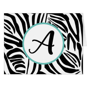 Bold Black and White Zebra Print Pattern