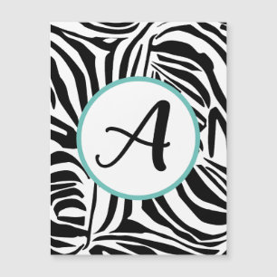 Bold Black and White Zebra Print Pattern
