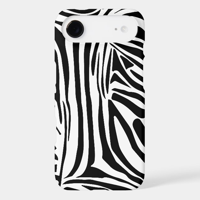 Bold Black and White Zebra Print Pattern (Back)