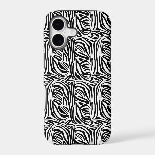 Bold Black and White Zebra Print Pattern