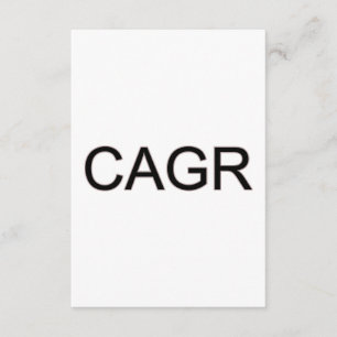 Bold Black CAGR Enclosure Card