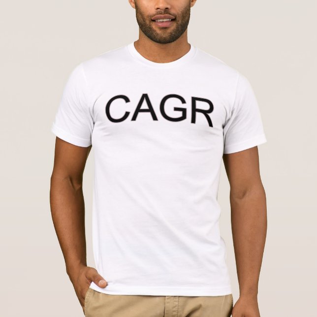 Bold Black CAGR  T-Shirt (Front)