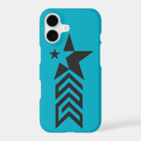 Bold Black Geometric Star