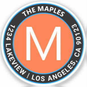 Bold Black Orange Blue Circular Text   Transparent