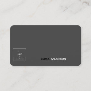 Bold black Qr Code Professional Business logo Card