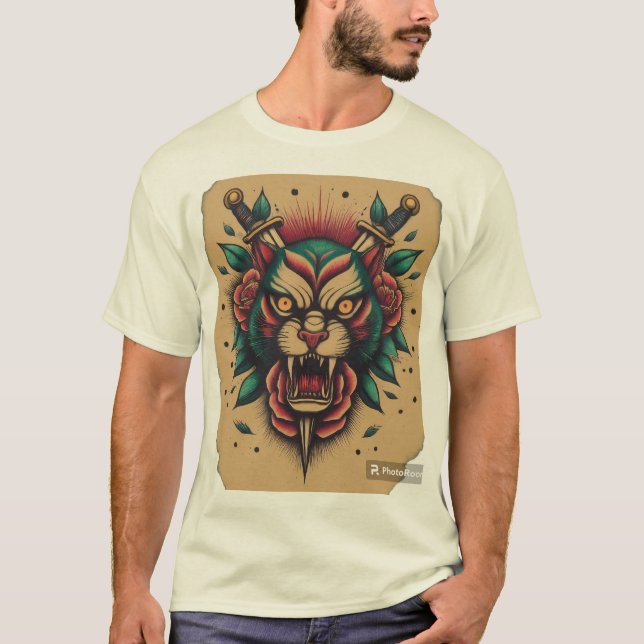 Bold & Black: Sailor Jerry Flash. T-Shirt (Front)