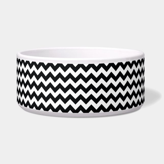 Bold Black & White Chevron Zig Zag Pattern (Front)