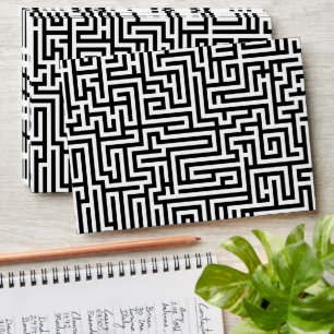 Bold Black & White Modern Geometric Luxury Envelope