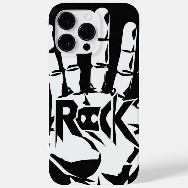 Bold Black & White Music Lover Cover (Back)