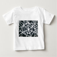 Bold Black & White Spider Web Geometric Pattern