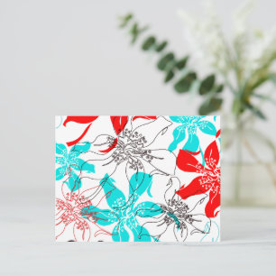 Bold Blossoms Postcard