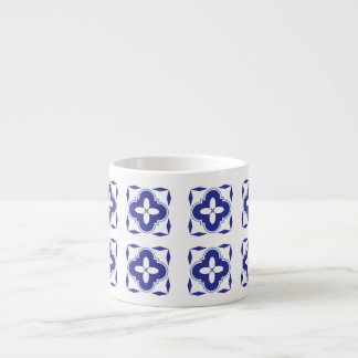 Bold Blue Azulejo Espresso Cup