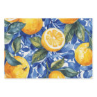 Bold Blue Italian Positano Lemon