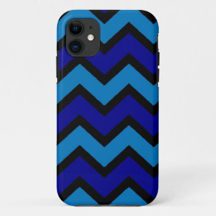 Bold blue shades chevron style iphone 5 case
