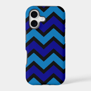 Bold blue shades chevron style iphone 5 case