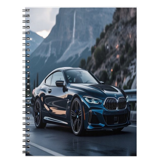 Bold BMW Dream Car Design – Sleek Luxury for Auto  Notebook (Front)