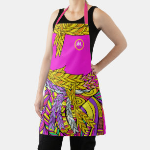 BOLD BOHO BRAID Design version 2  Apron