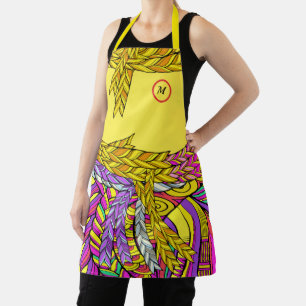 BOLD BOHO BRAID Design version 2 Apron