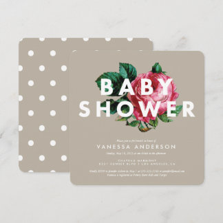 Bold Botanical | Baby Shower Invitation