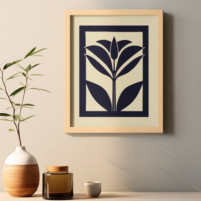 Bold Botanical Shadow Poster (Creator Uploaded)