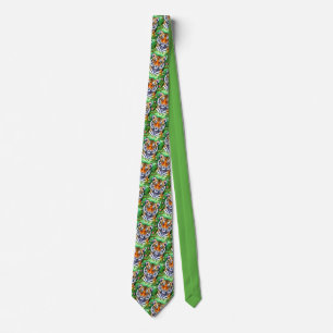 Bold Botanical Tiger cub Tie