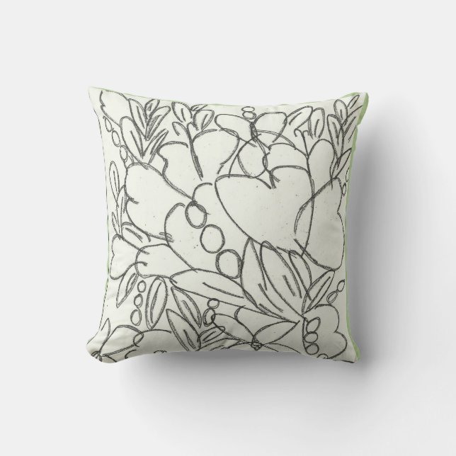 Bold Bountiful Blossoms Cushion (Front)