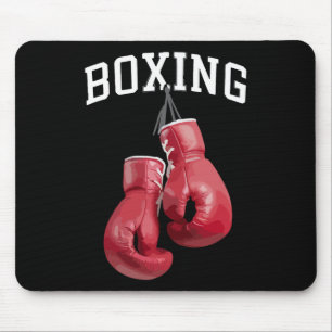 Bold Boxing Gloves Boxing Kickboxing Boxing Lover Mouse Pad