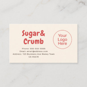 Bold Brand-Ready Bakery Business Card