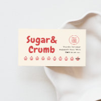 Bold Brand-Ready Bakery Flat Loyalty Card
