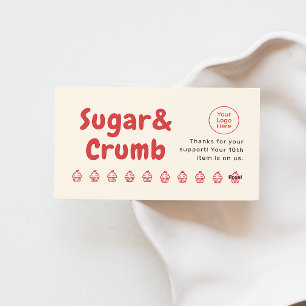Bold Brand-Ready Bakery Flat Loyalty Card
