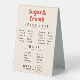 Bold Brand-Ready Bakery Price List
