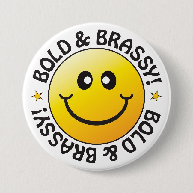 Bold & Brassy Badge (Front)