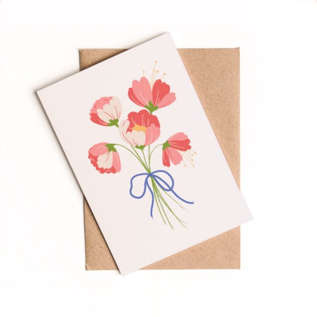Bold Bright Bunch of Flowers Love You Card (Creator Uploaded)